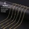 14K Gold Necklace & Bracelet Chains for Jewelry Making – 6 Rolls, 20 Feet Total, Includes Jump Rings & Lobster Clasps for DIY Jewelry Crafts